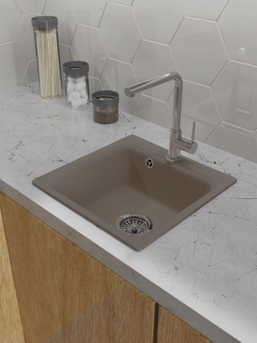 картинка Кухонная мойка Reflexion Base RX0743SD, песочный от магазина Сантехстрой