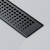 картинка W01SC-P11-050-01BM MasterFlow Трап для душа линейный универс затвор Cut Gradient 50см цвет черн мат от магазина Сантехстрой