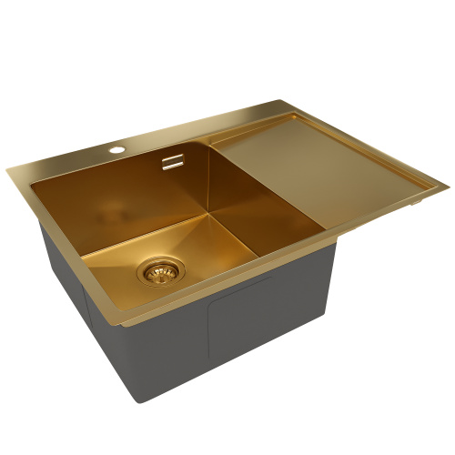 картинка Кухонная мойка Reflexion Maggiore RX2365GD брашированное золото от магазина Сантехстрой