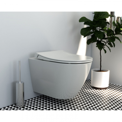 картинка Подвесной безободковый унитаз VitrA Sanibelle 7551B003-0075 от магазина Сантехстрой