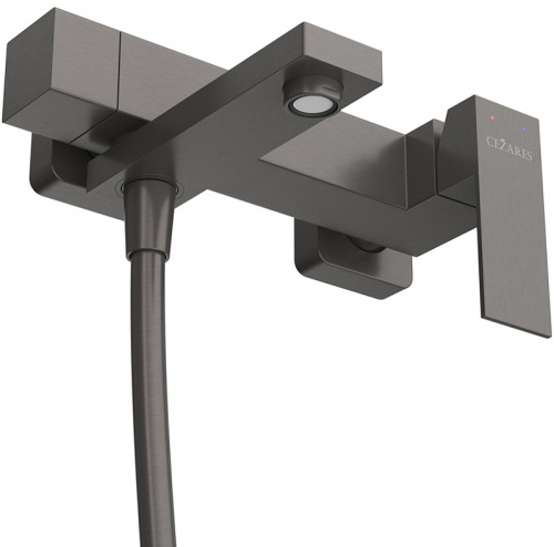 фото смеситель для ванны cezares slider slider-vd-gm оружейная сталь